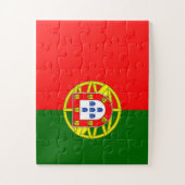 portugiesische Flagge Puzzle (Vertikal)
