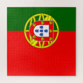 portugiesische Flagge Puzzle (Horizontal)