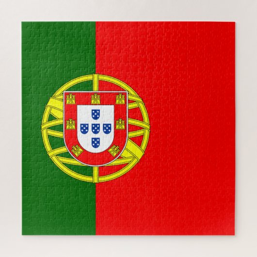 portugiesische Flagge Puzzle (Vertikal)