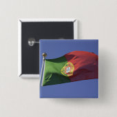 Portugiesische Flagge (RF) Button (Vorne & Hinten)