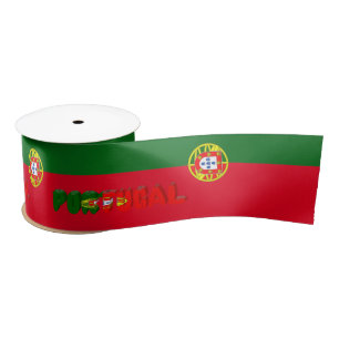 Portugiesische Flagge Satinband