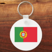 portugiesische Flagge Schlüsselanhänger (Vorderseite)