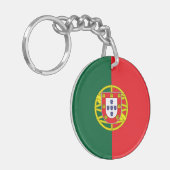 portugiesische Flagge Schlüsselanhänger (Vorderseite links)