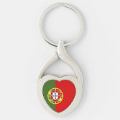 Portugiesische Flagge Schlüsselanhänger (Vorderseite)