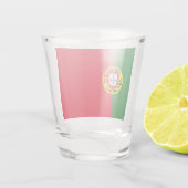 Portugiesische Flagge Schnapsglas (Rückseite)