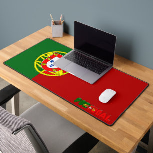 Portugiesische Flagge Schreibtischunterlage