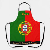 Portugiesische Flagge Schürze, Portugal Koch Küche Schürze (Vorderseite)