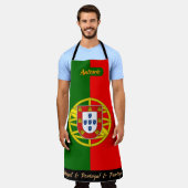 Portugiesische Flagge Schürze, Portugal Koch Küche Schürze (Getragen)