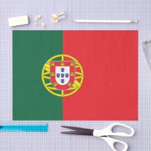 portugiesische Flagge Seidenpapier (Handwerk)