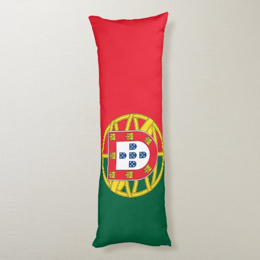 Portugiesische Flagge Seitenschläferkissen (Rückseite (Vertikal))