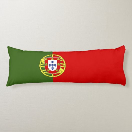 Portugiesische Flagge Seitenschläferkissen (Vorderseite)