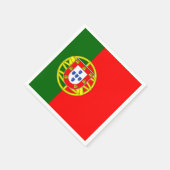 portugiesische Flagge Serviette (Ecke)