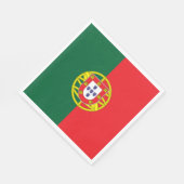 portugiesische Flagge Serviette (Ecke)