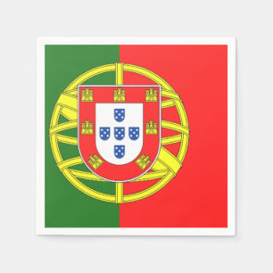 Portugiesische Flagge Serviette