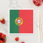 portugiesische Flagge Serviette (Beispiel)