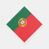 portugiesische Flagge Serviette (Ecke)