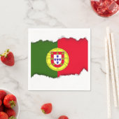 portugiesische Flagge Serviette (Beispiel)