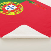 Portugiesische Flagge Sherpadecke (3/4)
