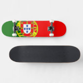 Portugiesische Flagge Skateboard (Horizontal)