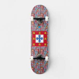 Portugiesische Flagge Skateboard