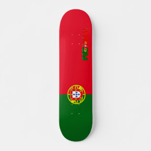 Portugiesische Flagge Skateboard