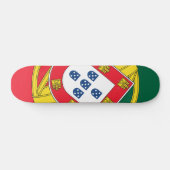 Portugiesische Flagge Skateboard (Horizontal)