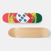 Portugiesische Flagge Skateboard (Horizontal)
