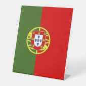 Portugiesische Flagge Sockelschild (Vorderseite)