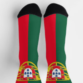 Portugiesische Flagge Socken (Oben)