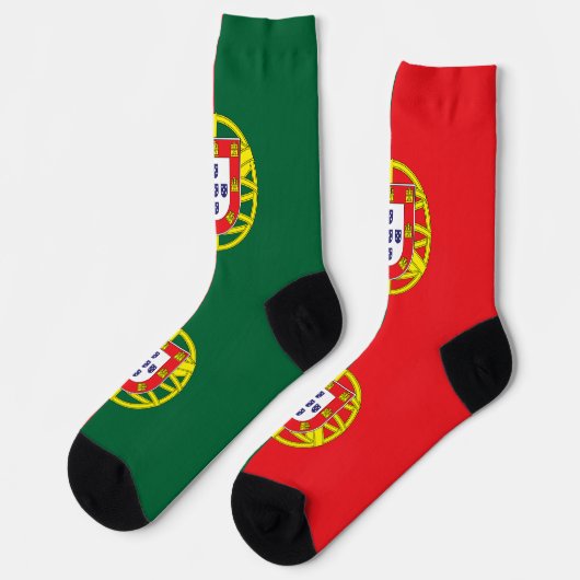 portugiesische Flagge Socken (Linkes Detail)