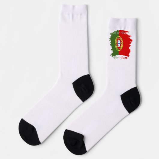Portugiesische Flagge Socken (Linkes Detail)