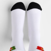 Portugiesische Flagge Socken (Oben)
