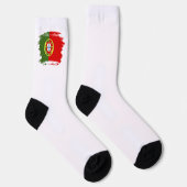 Portugiesische Flagge Socken (Rechts)