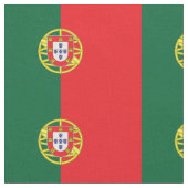 portugiesische Flagge Stoff (Nahaufnahme)