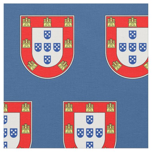 Portugiesische Flagge Stoff (Nahaufnahme)