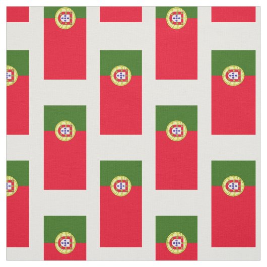 Portugiesische Flagge Stoff (Muster)