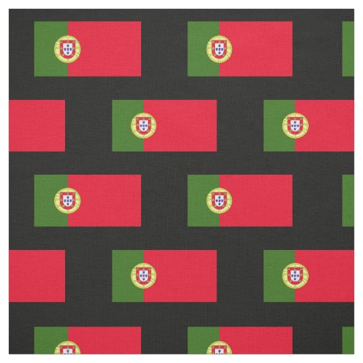 Portugiesische Flagge Stoff (Muster)