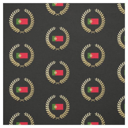 Portugiesische Flagge Stoff (Muster)