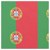 portugiesische Flagge Stoff (Nahaufnahme)
