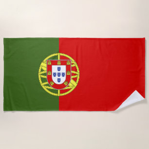Portugiesische Flagge Strandtuch
