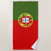 Portugiesische Flagge Strandtuch (Vorderseite)