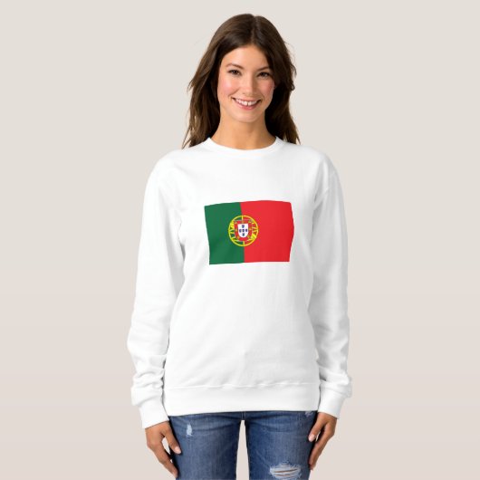 portugiesische Flagge Sweatshirt (Vorne ganz)