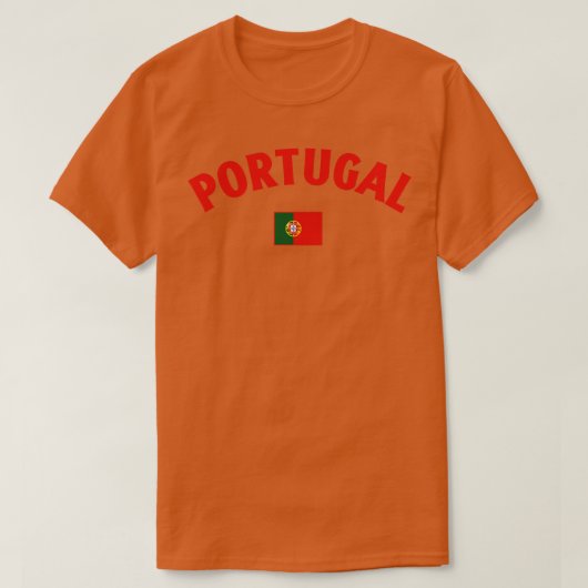 portugiesische Flagge T-Shirt (Design vorne)