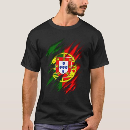 Portugiesische Flagge T-Shirt (Vorderseite)