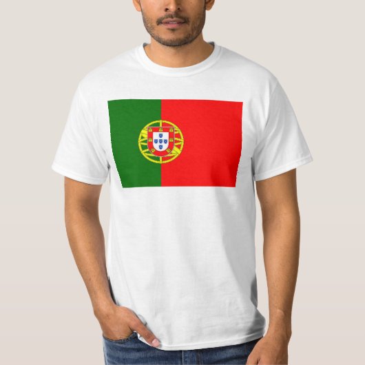 Portugiesische Flagge T-Shirt (Vorderseite)