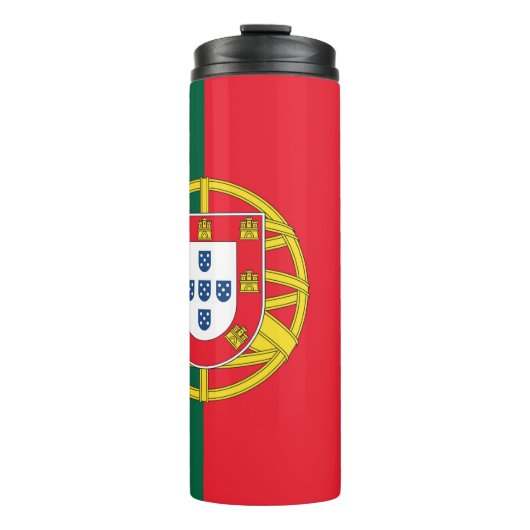 Portugiesische Flagge Thermosbecher (Vorderseite)