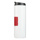 portugiesische Flagge Thermosbecher (Nach rechts gedreht)