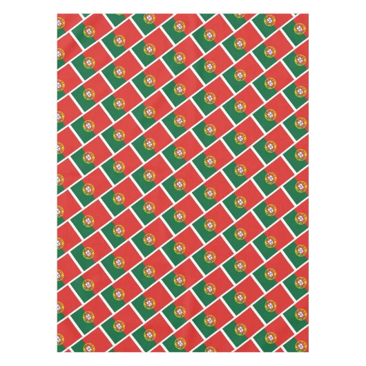 Portugiesische Flagge Tischdecke (Vorderseite)
