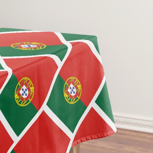 Portugiesische Flagge Tischdecke (Beispiel)