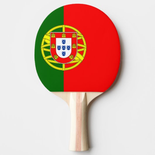 portugiesische Flagge Tischtennis Schläger (Vorderseite)
